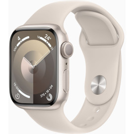 Apple Watch 9 41mm Quadrante Bianco con cinturino Bianco GPS Europa