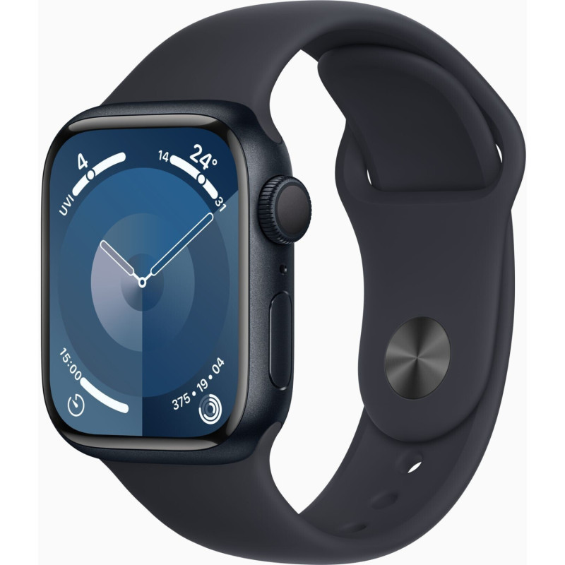 Apple Watch 9 45mm Quadrante Nero con cinturino Nero GPS Europa