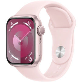 Apple Watch 9 45mm Quadrante Rosa con cinturino Rosa GPS Europa