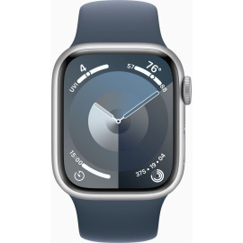 Apple Watch 9 45mm Quadrante Argento con cinturino Blu GPS Europa