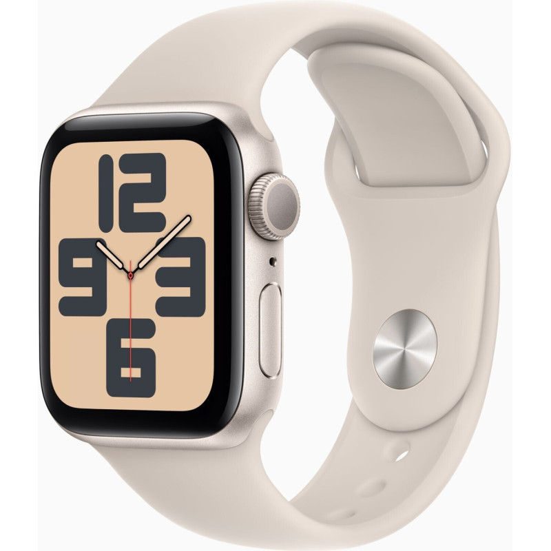 Apple Watch SE 40mm 2023 Quadrante Bianco con cinturino Bianco GPS Europa