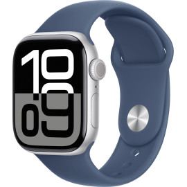 Apple Watch 10 42mm Quadrante Argento con Cinturino Blu GPS Europa