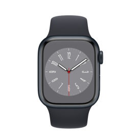 Apple Watch 8 41mm Quadrante Nero con cinturino Nero GPS Europa