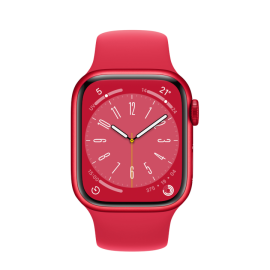 Apple Watch 8 41mm Quadrante Rosso con cinturino Rosso GPS Europa