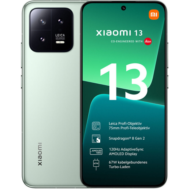 Xiaomi 13 256GB Verde 5G Dual Sim 8GB Europa