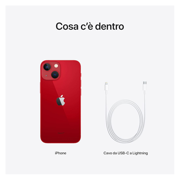 apple iphone 13 mini 128gb rosso europa 1