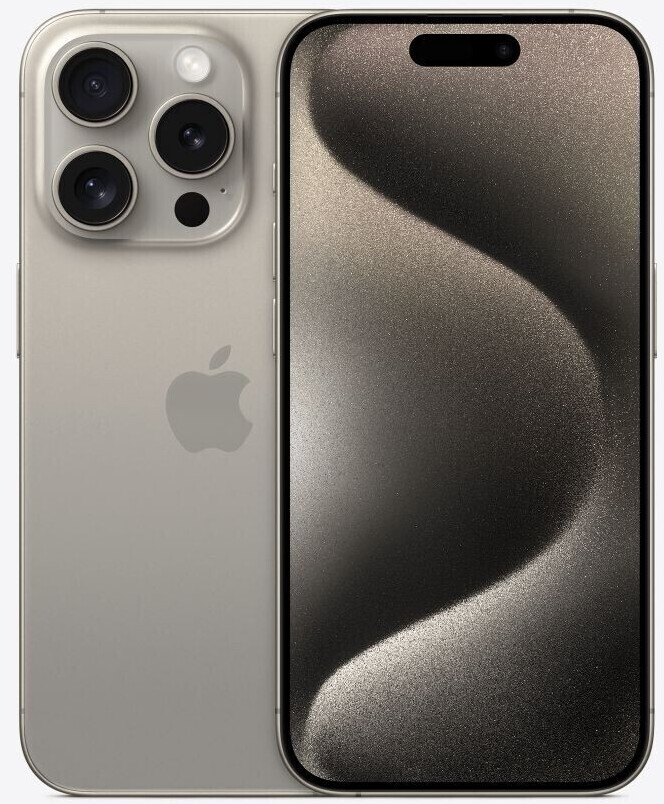 apple iphone 15 pro 128gb natural titanium