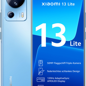 Xiaomi 13 Lite 256GB Blu 5G Dual Sim 8GB Europa