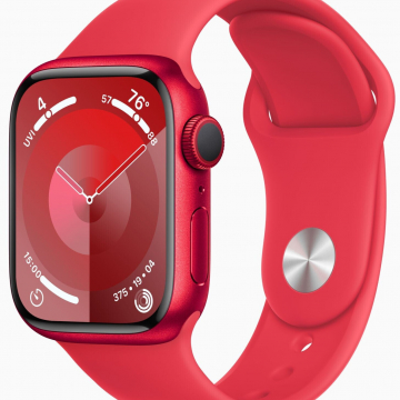 apple watch series 9 gps 41mm product red aluminium sport band product red m l